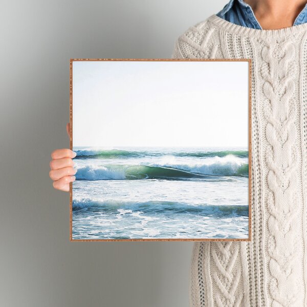 Ride Waves Framed Wall Art by Beachcrest Home