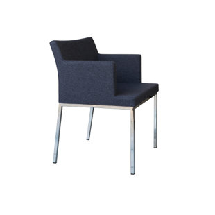Review Soho Metal Base Wool Guest Chair by B&T Design