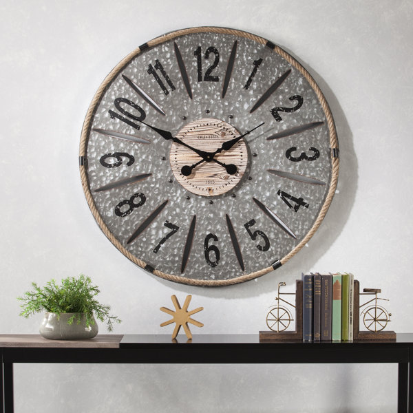 Oversized 36 Metal Wall Clock by Gracie Oaks| @ $179.99