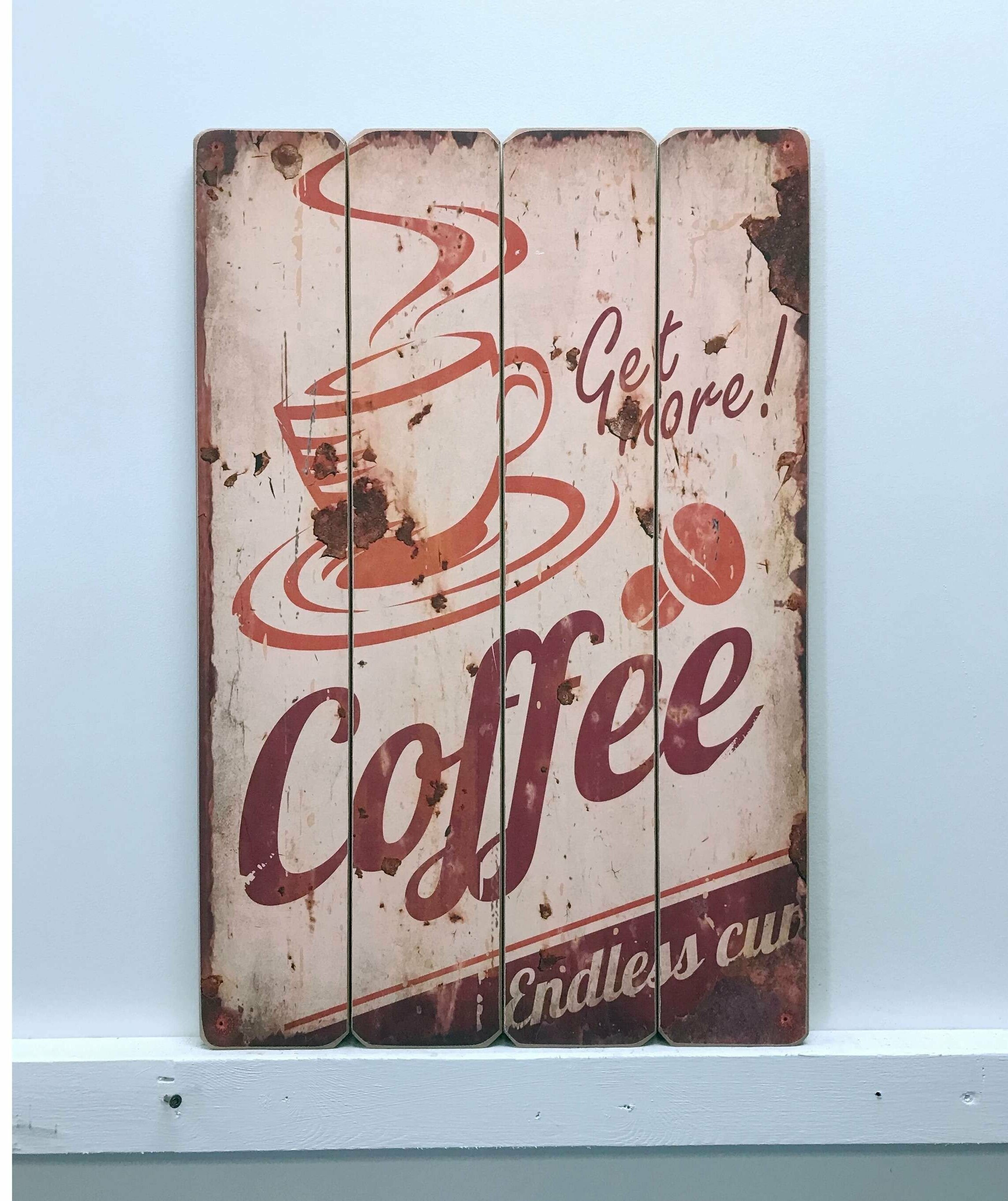 August Grove Coffee Wooden Sign Wall Decor Wayfair