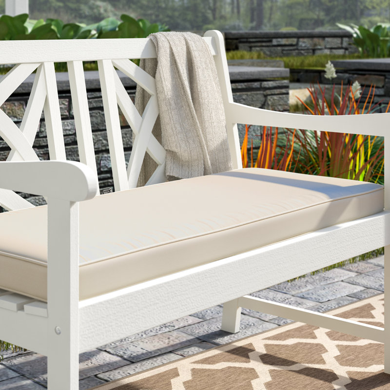 Freeport Park Searcy Fadesafe Indoor Outdoor Bench Cushion Reviews Wayfair