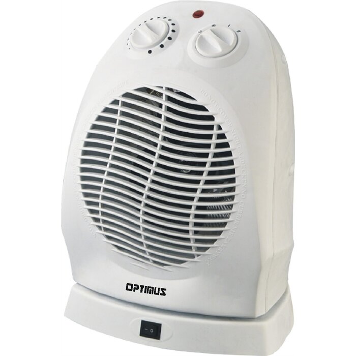 1 500 Watt Portable Electric Fan Compact Heater With Thermostat