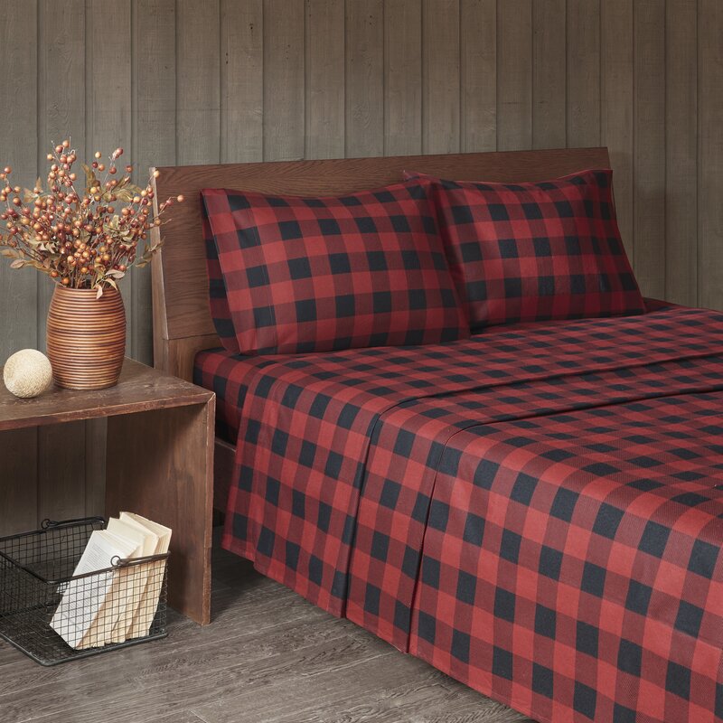 Woolrich Flannel Cotton Sheet Set Reviews Wayfair