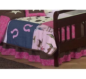 Cowgirl Toddler Bed Skirt