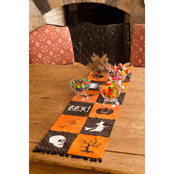 Halloween Patchwork Table Runner by Xia Home Fashions