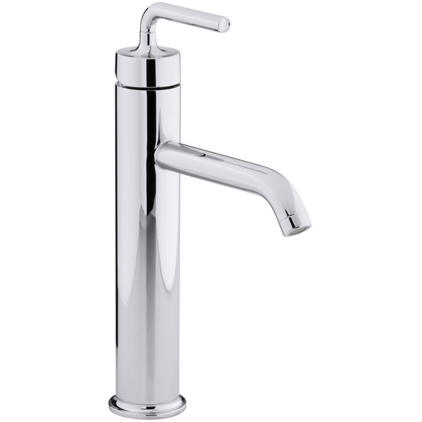 Purist Single hole Bathroom Faucet with Drain Assembly by Kohler