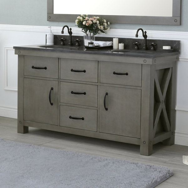 Cleora 60 Double Bathroom Vanity Set by Williston Forge
