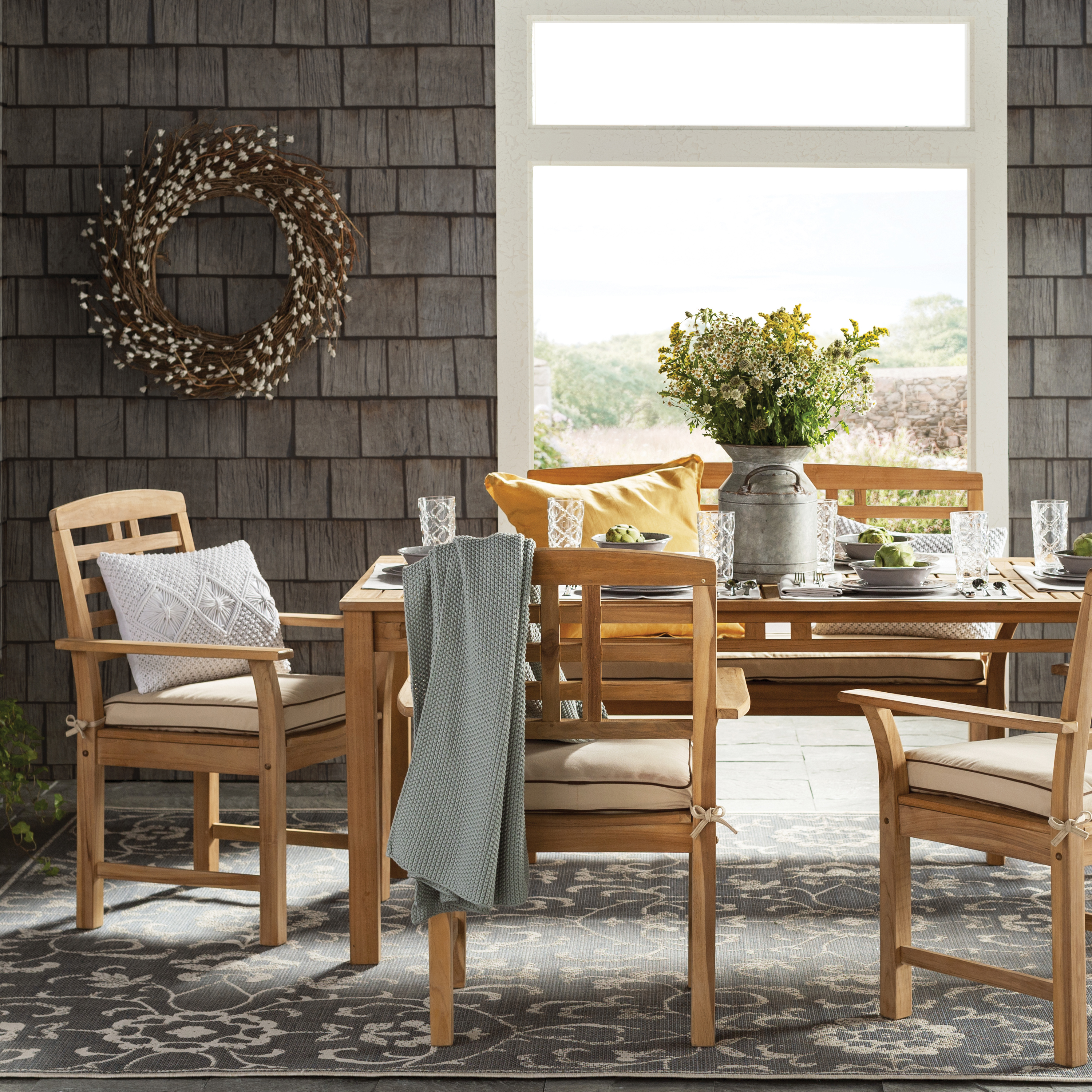 Farmhouse Rustic Outdoor Furniture Birch Lane