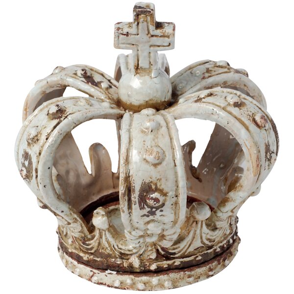 Ceramic Crown Candle Holder by Ophelia & Co.