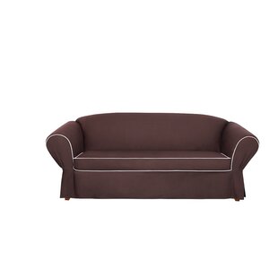 Tailored Box Cushion Sofa Slipcover