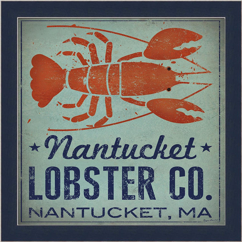 Nantucket Lobster Company Nantucket MA - Picture Frame Graphic Art
