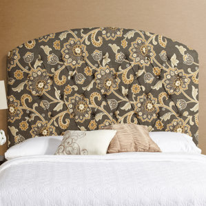 Lesa Curved Upholstered Headboard by House of Hampton