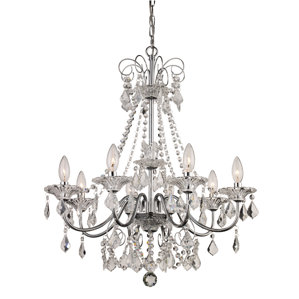 8-Light Crystal Chandelier