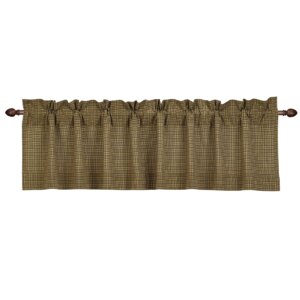 Annabelle Green Plaid Curtain Valance