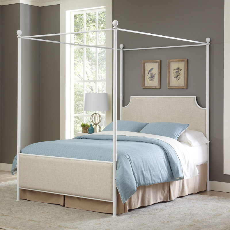 Williston Upholstered Canopy Bed & Reviews Joss & Main