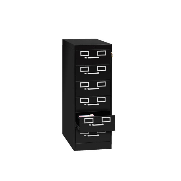 Card and Multimedia File Filing Cabinet by Tennsco