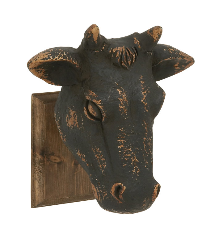 Hendrix Wood Cow Head Wall Décor & Reviews Joss & Main
