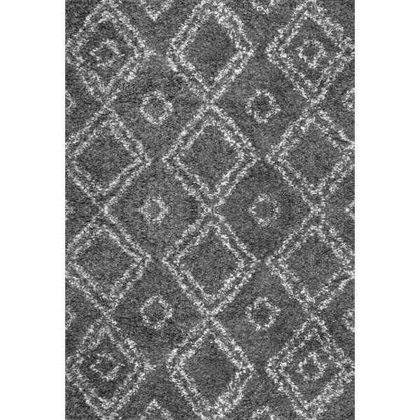 Cardoso Gray Area Rug by Mercury Row