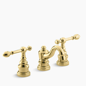 IV Georges Widespread Double Handle Bathroom Faucet with Drain Assembly