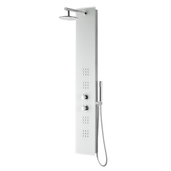 Veld Series Adjustable Shower Head Shower Panel System by ANZZI