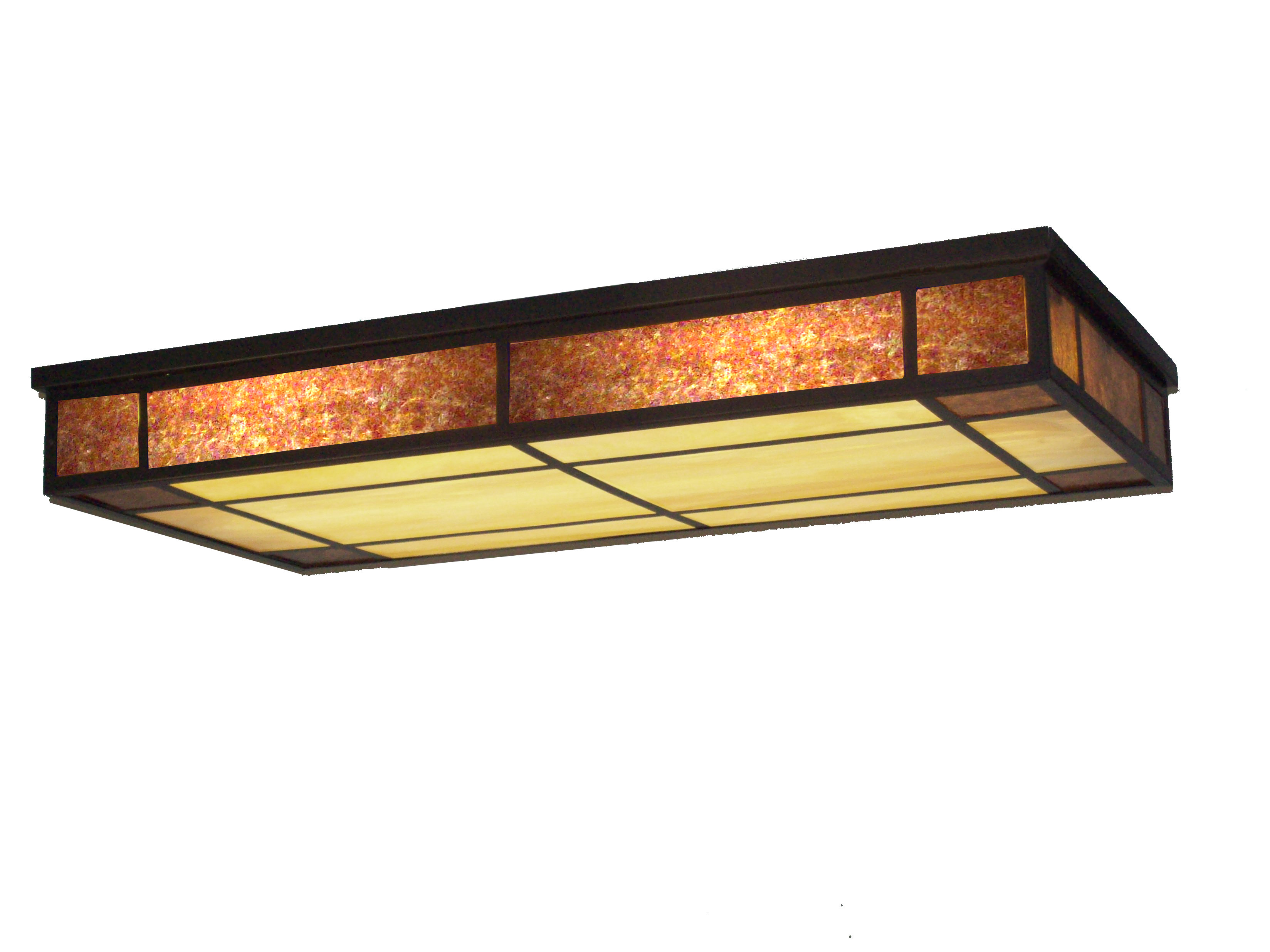 Meyda Tiffany Polaris Oblong 3 Light Flush Mount Wayfair