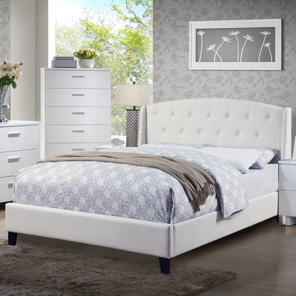 New Teemo Upholstered Platform Bed By A&J Homes Studio Savings