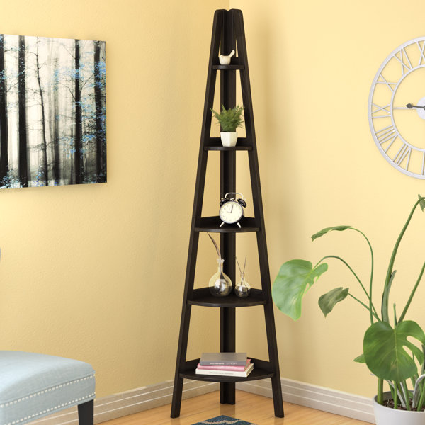 Taylorville Corner Unit Bookcase by Charlton Home