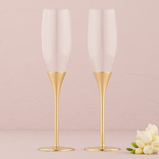 Gold Toasting Flutes Wayfair Save To Idea Board