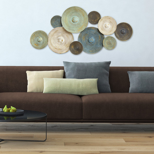 Ivy Bronx Ashevile Textured Plates Wall Décor Reviews Wayfair Ivy Bronx Ashevile Textured Plates Wall