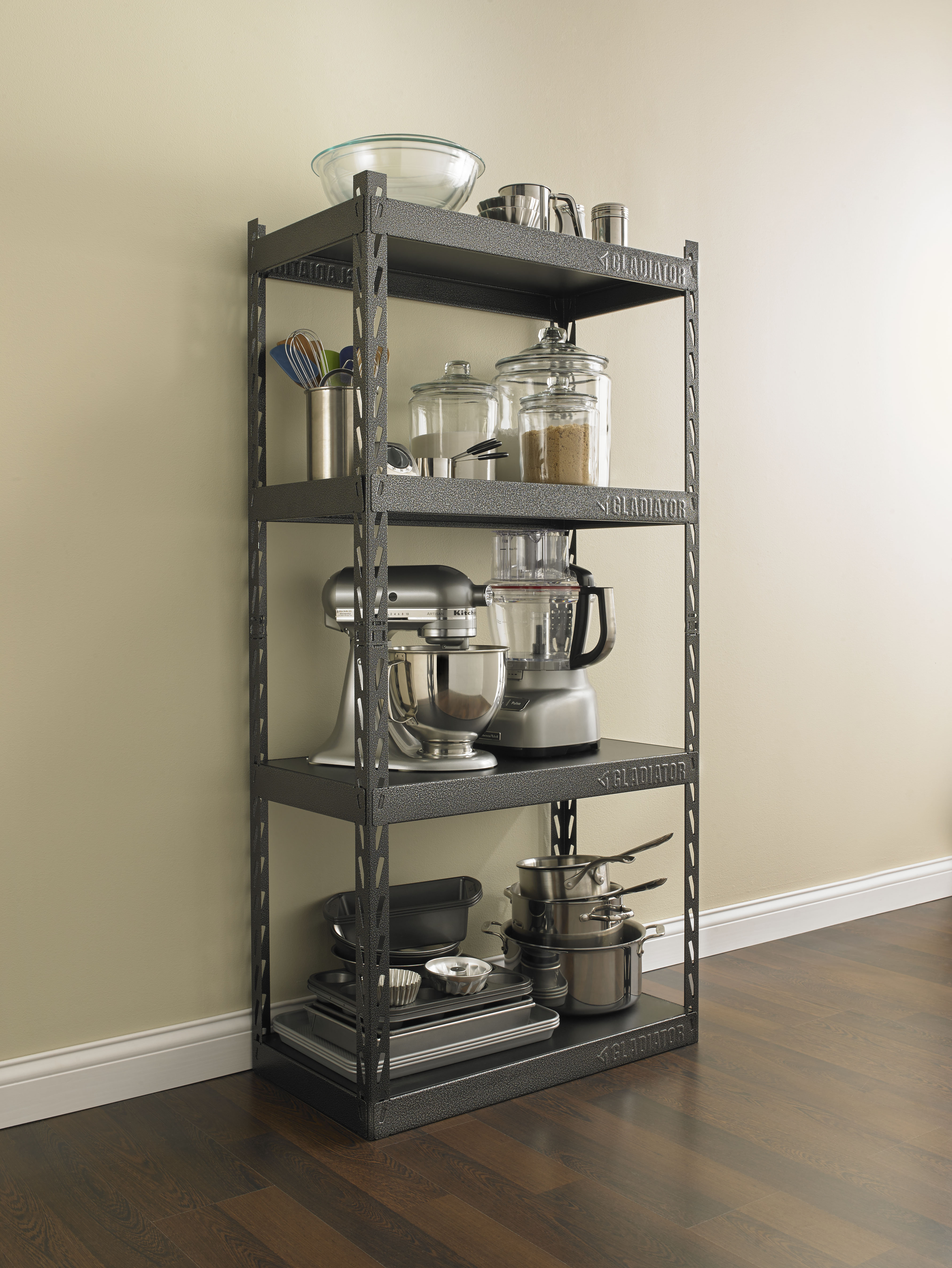 gladiator garage shoe rack on Gladiator Ez Connect Rack 60 H X 30 W X 15 D Shelving Unit Reviews Wayfair