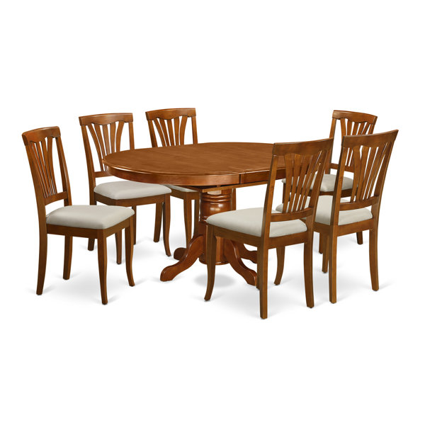 Best Design Square 7 Piece Extendable Solid Wood Dining Set By August Grove Top Reviews