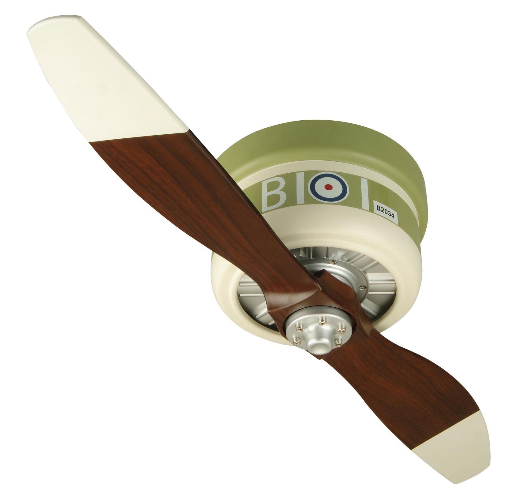 Zoomie Kids 42 Forestport 2 Blade Ceiling Fan With Remote