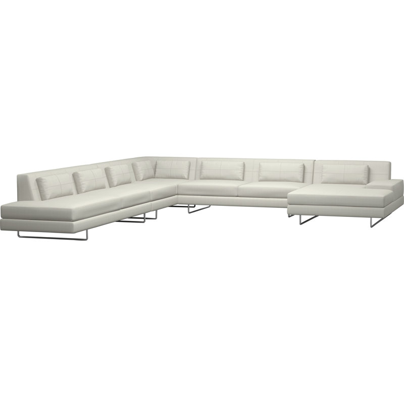 Truemodern Hamlin Xl Corner Sectional With Chaise Wayfair Truemodern Hamlin Xl Corner Sectional