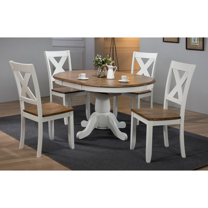 Winners Only Inc 5 Piece Extendable Solid Wood Dining Set