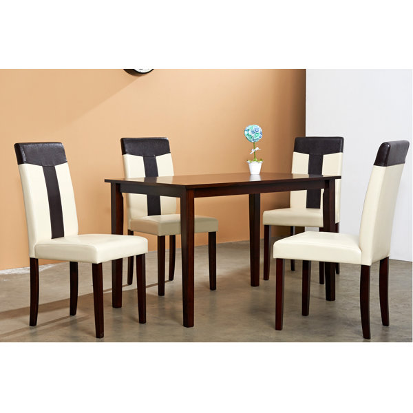 Rosette 5 Piece Dining Set By Winston Porter Best