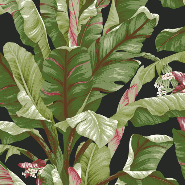 Banana Leaf Wallpaper | Wayfair.ca