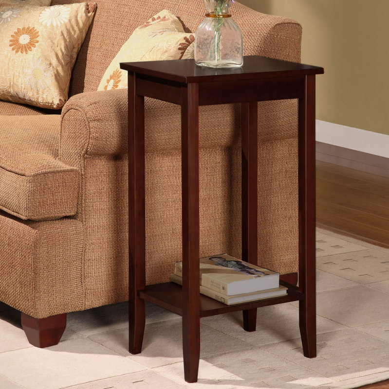 Winston Porter Noble Rosewood Tall End Table & Reviews | Wayfair