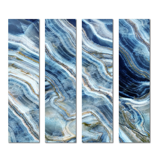 3 x 12 Beveled Glass Subway Tile in Blue by Upscale Designs by EMA