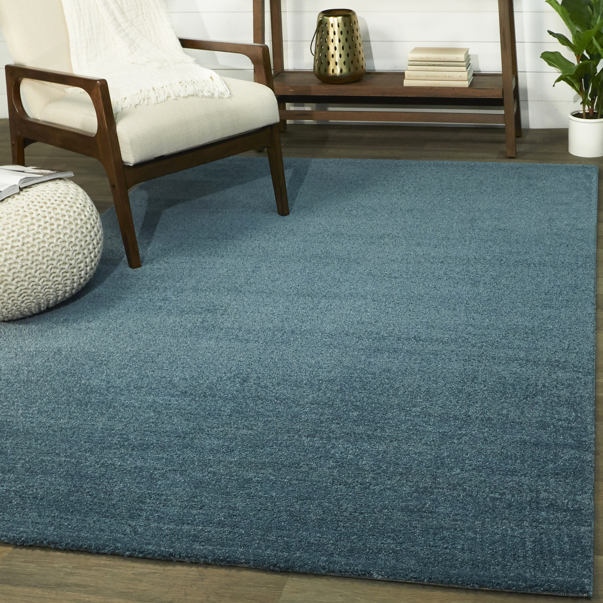 Ebern Designs Stangl Teal Area Rug Reviews Wayfair