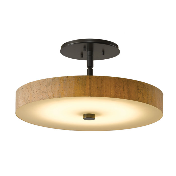 Hubbardton Forge Disq 1 Light Led Semi Flush Mount Wayfair
