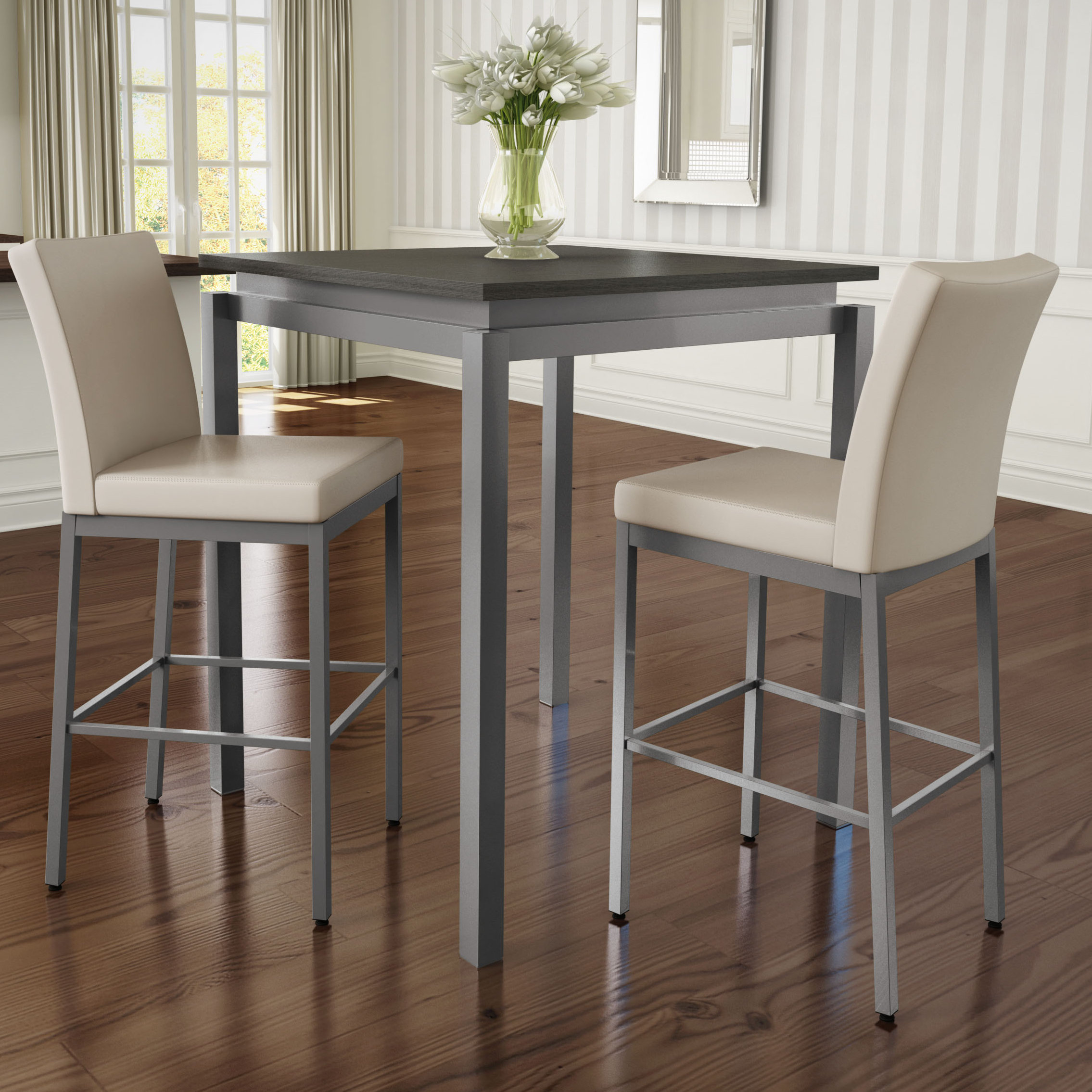 Laude Run Wilma 3 Piece Pub Table Set Wayfair