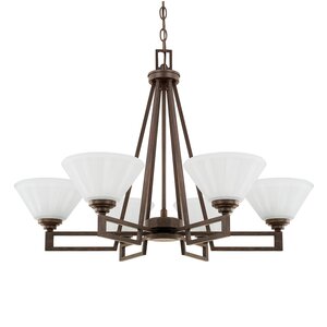 Jerrell 6-Light Shaded Chandelier