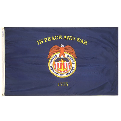 NylGlo Merchant Marine Traditional Flag Annin Flagmakers