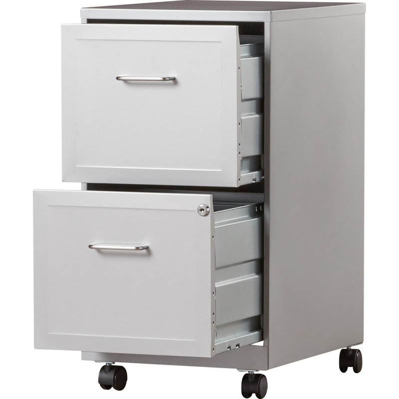 Zipcode Design Nathen 2 Drawer Mobile Vertical Filing Cabinet