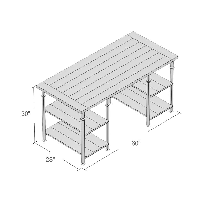 Mercury Row Zona Writing Desk & Reviews Wayfair.ca