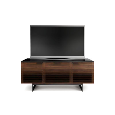 Corridor TV Stand for TVs up to 70" BDI Color: Chocolate Stained Walnut
