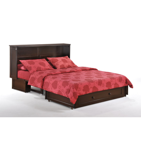 Great price Derwin Queen Storage Murphy Bed With Mattress By Harriet Bee 2019 Sale