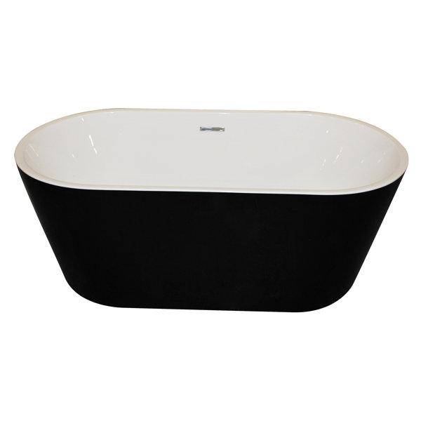 Dualita 70 x 31.25 Freestanding Soaking Bathtub by ANZZI
