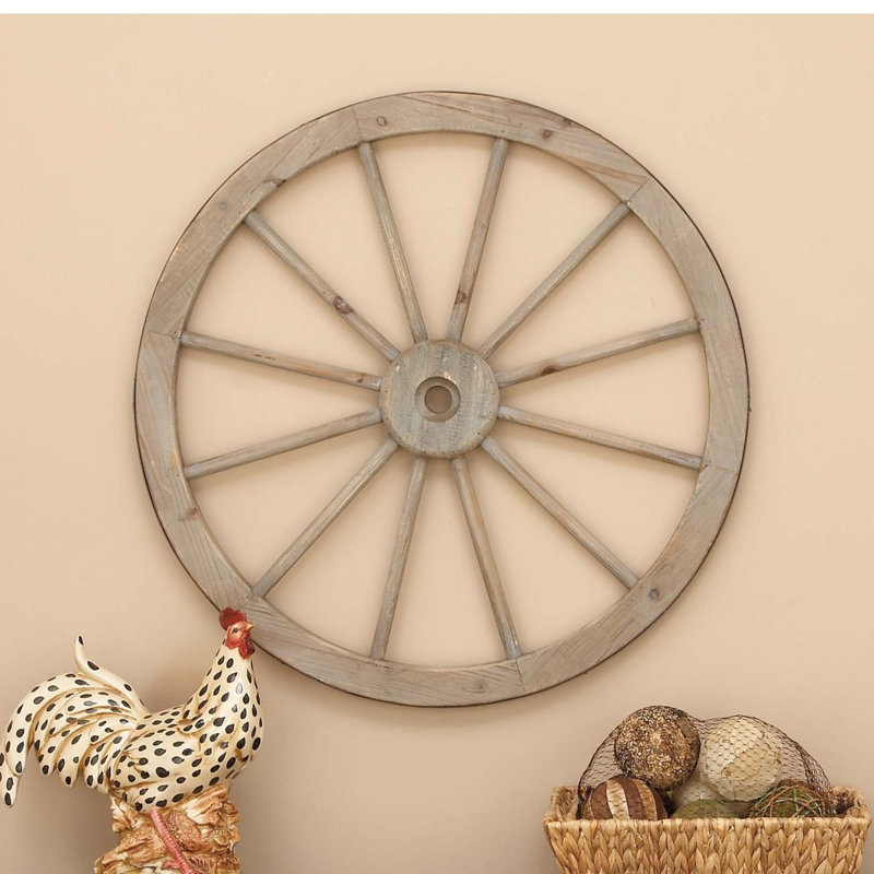 Metal Wagon Wheel Wall Decor Reviews Joss Main