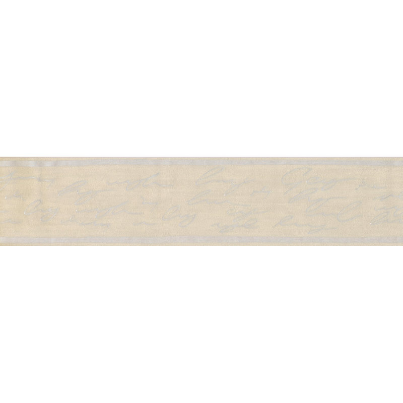 Chesapeakewallcoverings Cursive Writing Design 15 L X 5 W Abstract Wallpaper Border Wayfair